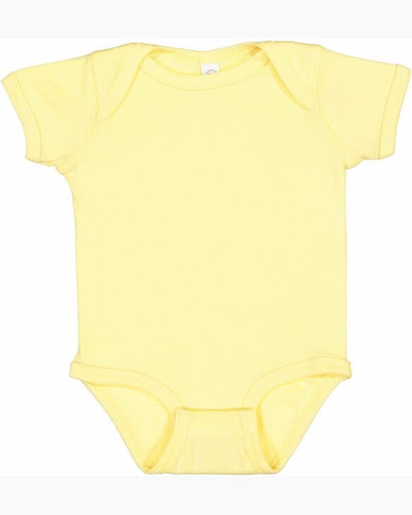 custom printed baby clothing and apparel 3301 - Toddler Tee banana yellow front
