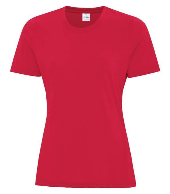 custom printed clothing tshirt ATC3600L - PRO SPUN LADIES' TEE
