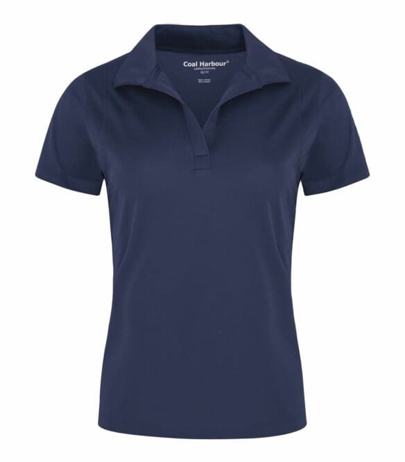 custom printed apparel ladies fashion L445 - COAL HARBOUR SNAG RESISTANT LADIES' SPORT SHIRT wild navy front