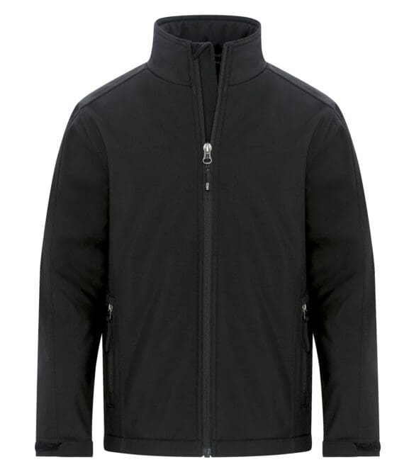 custom printed jacket coat Y7695 - COAL HARBOUR EVERYDAY INSULATED SOFT SHELL YOUTH JACKET black