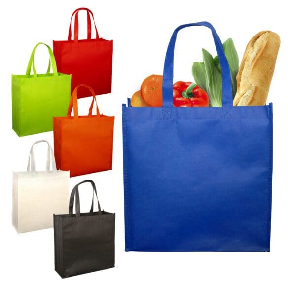 custom printed customized personalized branded totes bag BG135 - Fabulous Square Tote - assorted colours