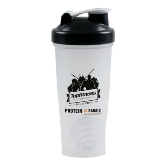customn printed drinkware 1576 Busrel Sport Bottle - black shaker bottle