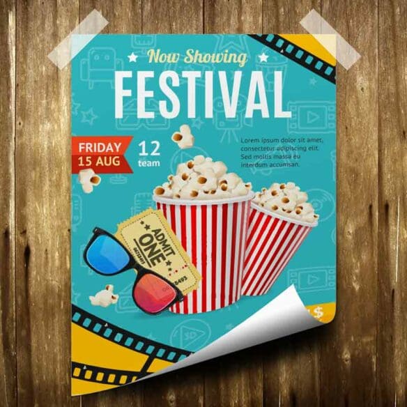 custom printed large format poster digital print