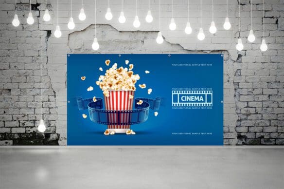 13oz Scrim Banner large format custom printed vinyl banner