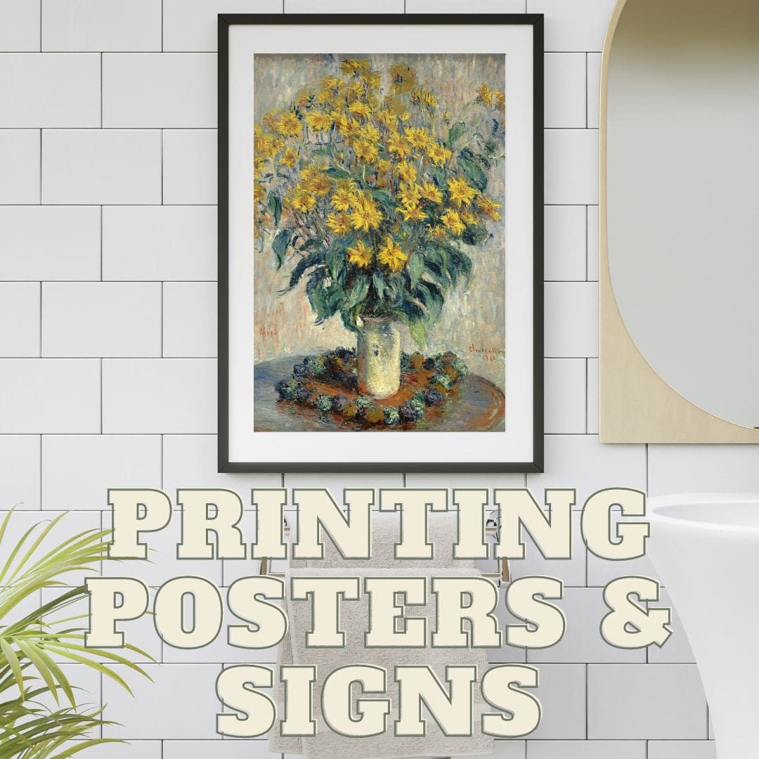 Printing Posters and Signs: How to Create Stunning Visuals 3 printing posters and signs