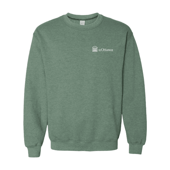 GNA Crewneck Sweatshirt - Dark Heather Green - EN