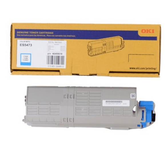~Brand New Original Okidata 46490619 Cyan Laser Toner Cartridge