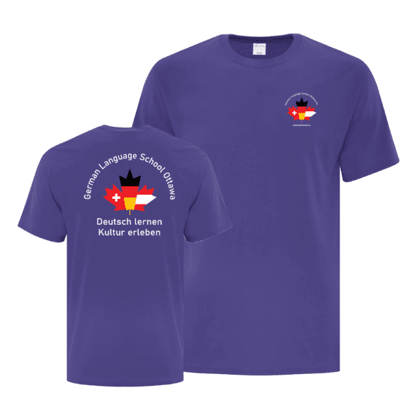 German Language School ATC1000 Unisex TShirt (Purple)