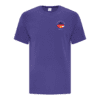 German Language School ATC1000 Unisex TShirt (Purple) - Image 3